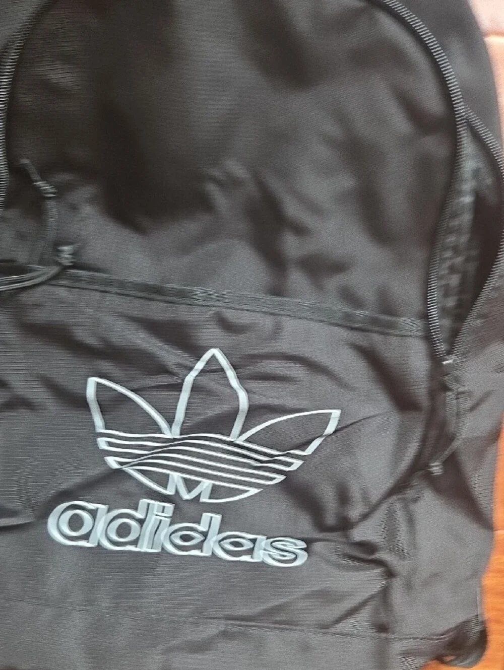 adidas Black Trefoil Logo Backpack for Men
